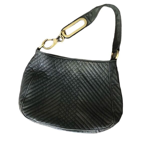 CYNTHIA ROWLEY large clip strap Leather Quilted Bag - Picture 1 of 11
